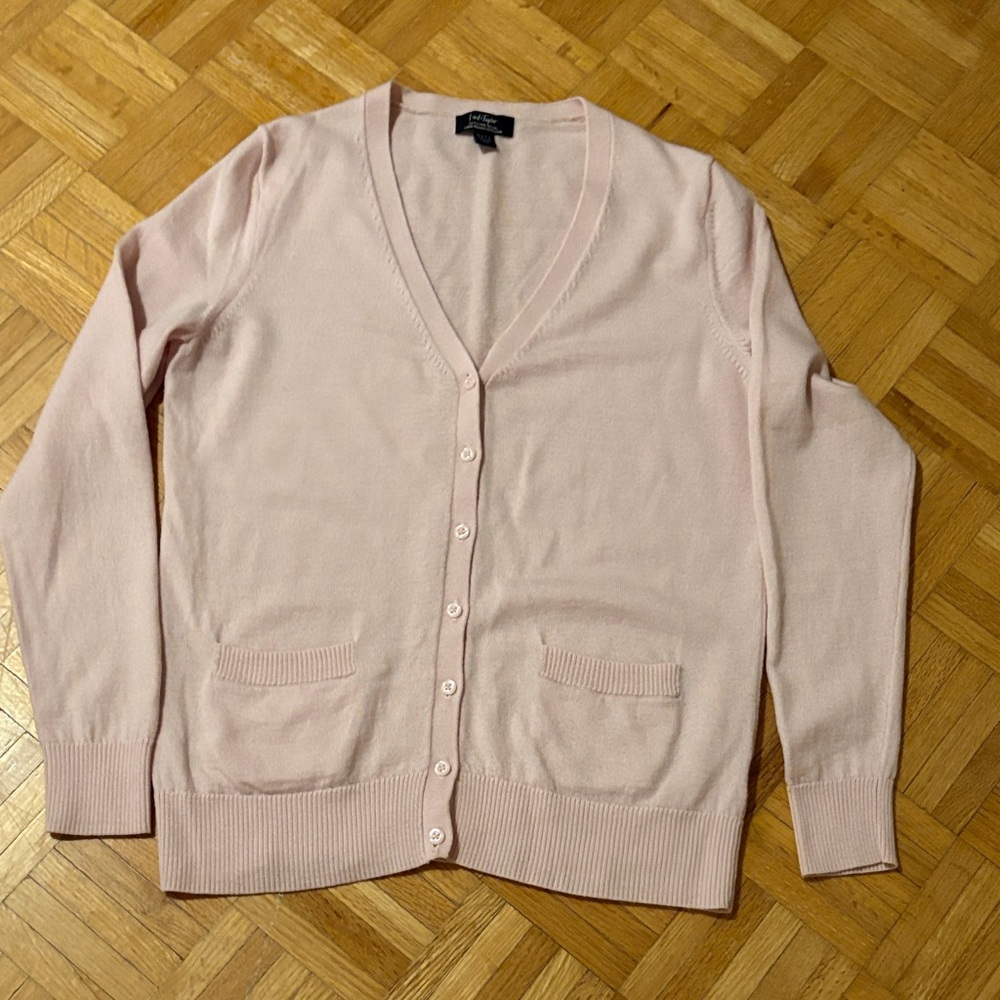 Lord & Taylor Soft Pink Women's Cardigan